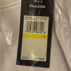 Fila White Classic Pullover Hoodie
